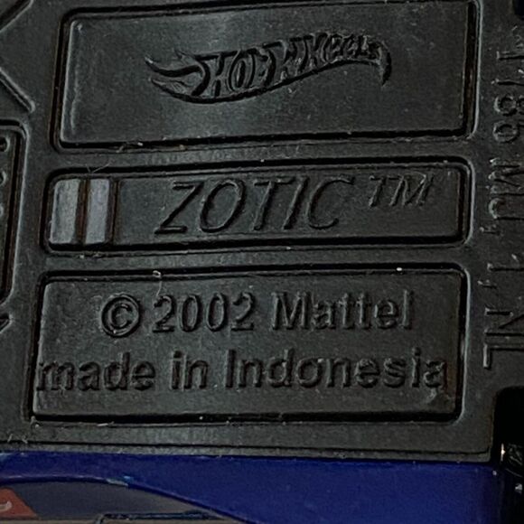 Mattel Hot Wheels Zotic Diecast Car HW Metro 5 Pack 2002 Blue Collectible - Picture 3 of 9